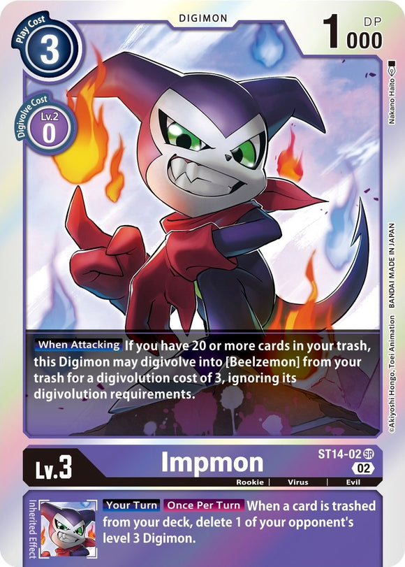 Impmon [ST14-02] [Mazo inicial: mazo avanzado de Beelzemon] 