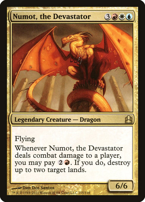 Numot, el Devastador [Commander 2011] 