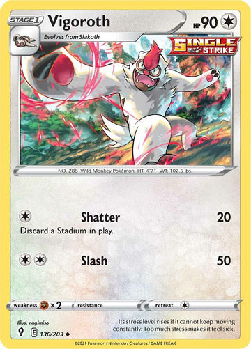 Vigoroth (130/203) [Espada y escudo: cielos en evolución] 