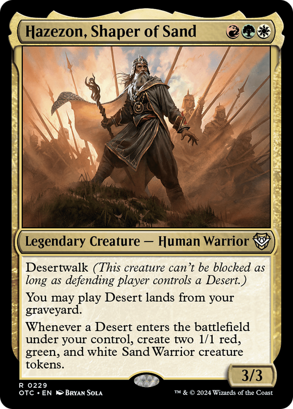 Hazezon, modelador de arena [Comandante de los Forajidos de Cruce del Trueno] 