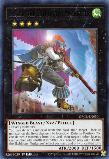 Castel, el mosquetero Skyblaster [GRCR-EN050] Raro 