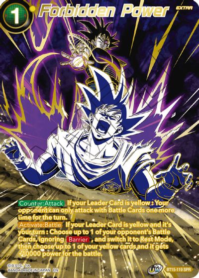 Poder Prohibido (SPR) (BT15-119) [Duelo Saiyajin] 
