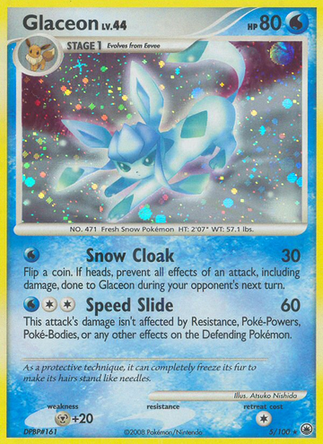 Glaceon (5/100) [Diamante y Perla: Amanecer majestuoso] 