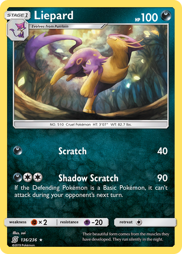 Liepard (136/236) [Sol y Luna: Mentes unificadas] 