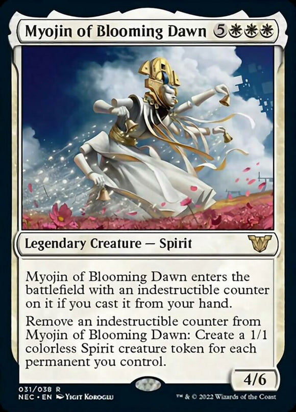 Myojin del amanecer floreciente [Kamigawa: Neon Dynasty Commander] 