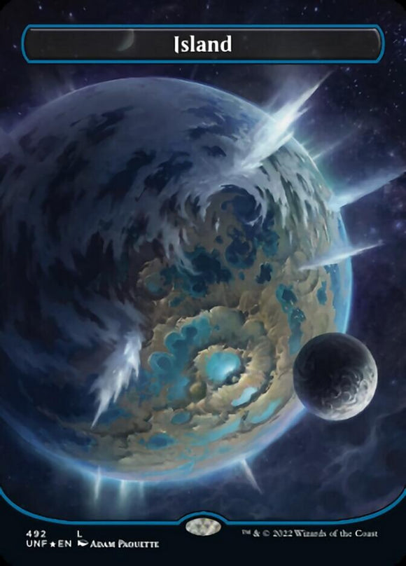 Isla (492) (Tierra espacial orbital) (Galaxy Foil) [Unfinity] 