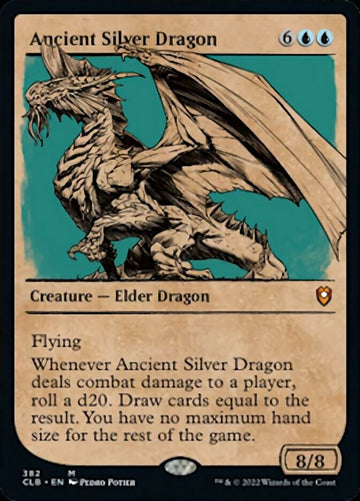 Dragón de plata antiguo (escaparate) [Commander Legends: Battle for Baldur's Gate] 
