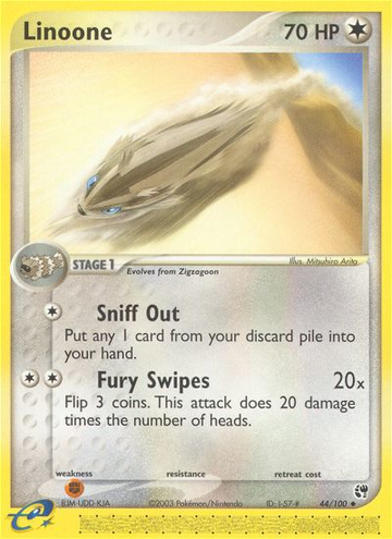 Linoone (44/100) [EX: Tormenta de arena] 