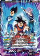 Son Goku, Vegeta y Trunks // SS Son Goku, SS Vegeta y SS Trunks, el Ultimate Team (BT19-001) [Ambición del luchador] -1