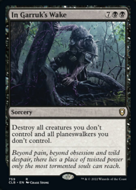 Tras la estela de Garruk [Commander Legends: Battle for Baldur's Gate] 
