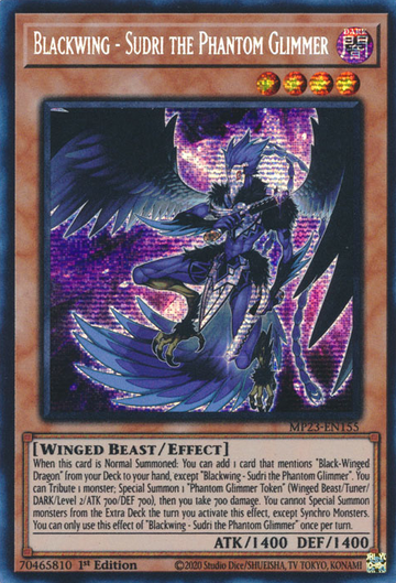 Blackwing - Sudri el destello fantasma [MP23-EN155] Prismatic Secret Rare 