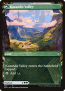 Kazandu Mammoth // Kazandu Valley (Showcase) [Zendikar Rising]-2