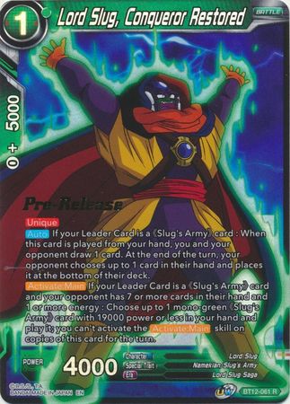 Lord Slug, Conquistador restaurado (BT12-061) [Promociones previas al lanzamiento de Rejuvenecimiento vicioso] 