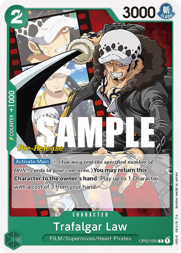 Trafalgar Law [Tarjetas de prelanzamiento de Paramount War] 