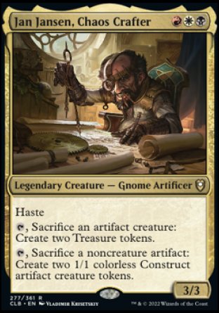 Jan Jansen, creador del caos [Commander Legends: Battle for Baldur's Gate] 