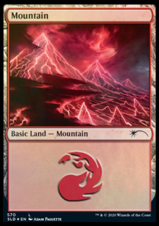 Montaña (Rayo) (570) [Promociones de lanzamiento de guarida secreta] 