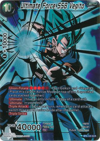 Fuerza suprema SSB Vegito (BT2-123) [Union Force] 