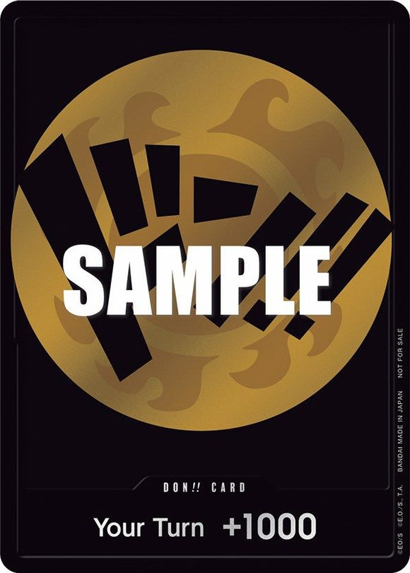 Tarjeta DON!! (Bronce) [Tarjetas promocionales de One Piece] 