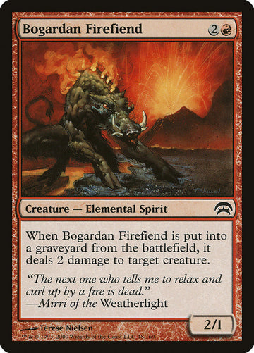 Demonio de fuego de Bogardan [Planechase] 