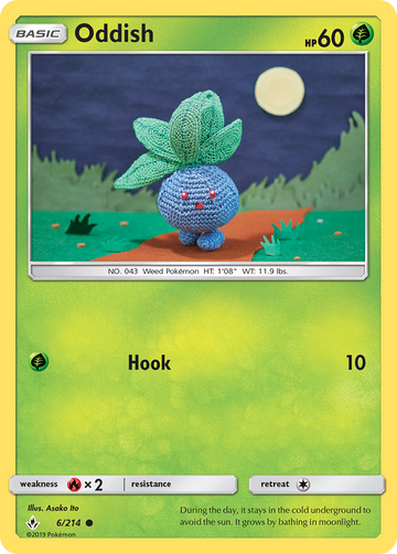 Oddish (6/214) [Sol y Luna: Lazos inquebrantables] 
