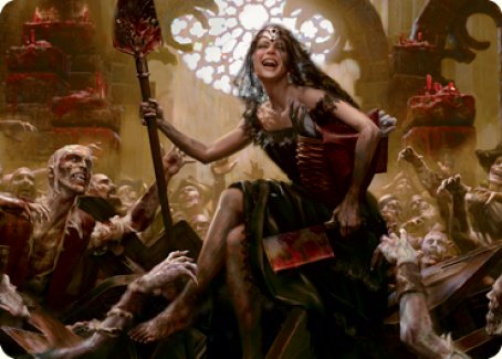 Tarjeta de arte de Gisa, gloriosa resucitadora [Serie de arte Innistrad: Midnight Hunt] 