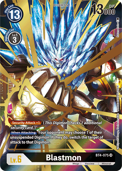 Blastmon [BT4-075] (Arte alternativo) [Gran leyenda] 