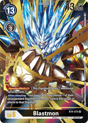 Blastmon [BT4-075] (Arte alternativo) [Gran leyenda] 