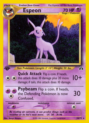 Espeon (20/75) [Neo Discovery 1.ª edición] 