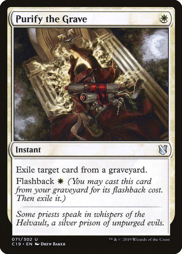 Purificar la tumba [Commander 2019] 