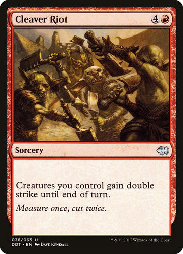 Disturbios de Cleaver [Duel Decks: Tritones contra Duendes] 