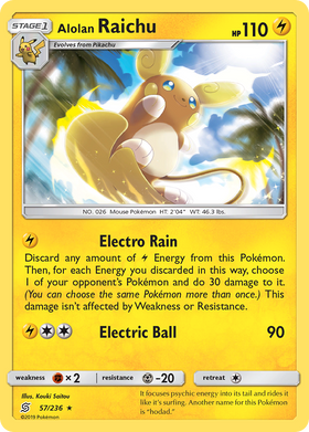 Raichu de Alola (57/236) [Sol y Luna: Mentes unificadas] 