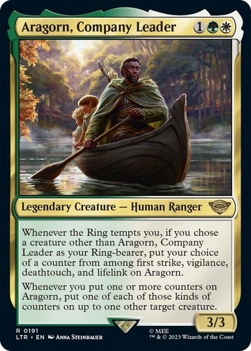 Aragorn, líder de la compañía [El Señor de los Anillos: Cuentos de la Tierra Media] 