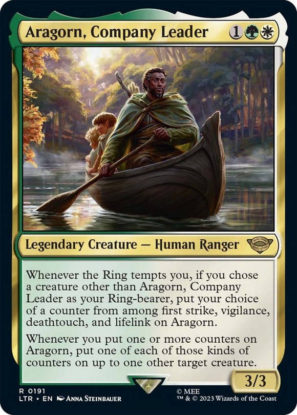 Aragorn, líder de la compañía [El Señor de los Anillos: Cuentos de la Tierra Media] 