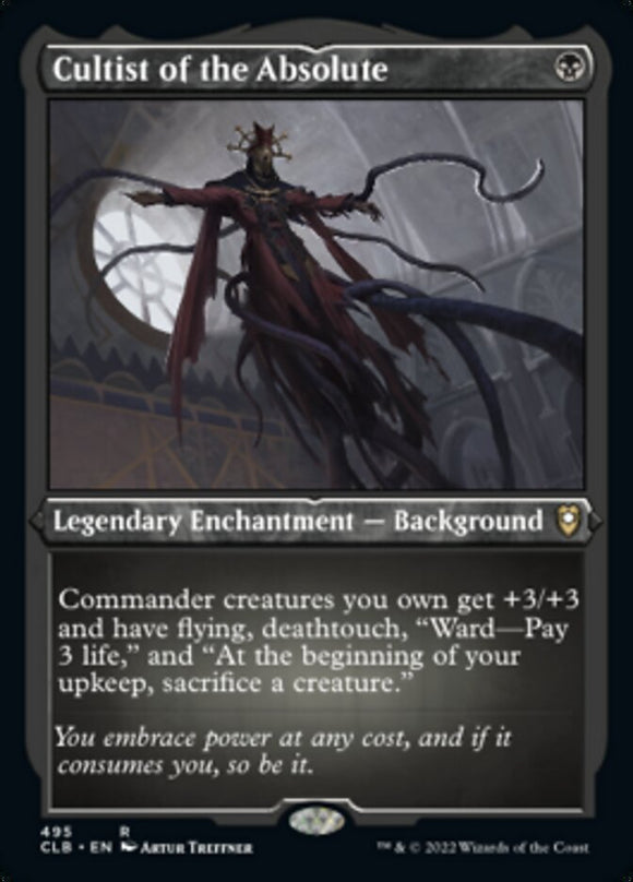 Cultista del Absoluto (grabado en lámina) [Commander Legends: Battle for Baldur's Gate] 