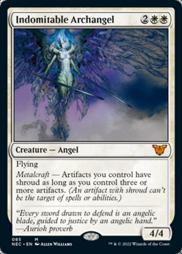Arcángel indomable [Kamigawa: Neon Dynasty Commander] 