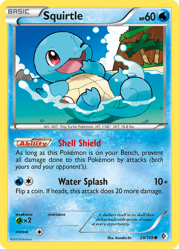 Squirtle (29/149) [Blanco y negro: fronteras cruzadas] 