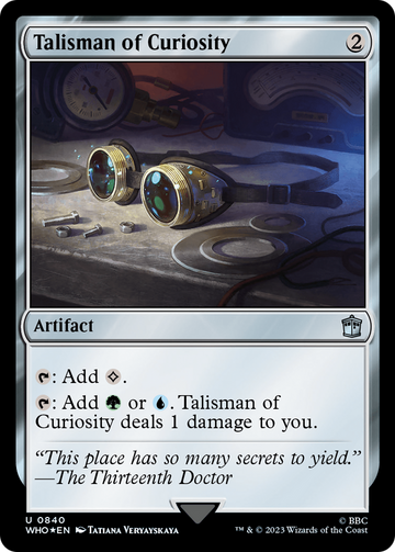 Talismán de la curiosidad (Surge Foil) [Doctor Who] 
