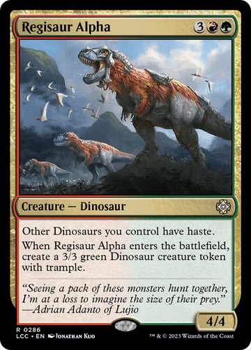 Regisaur Alpha [Las Cavernas Perdidas de Ixalan Comandante] 