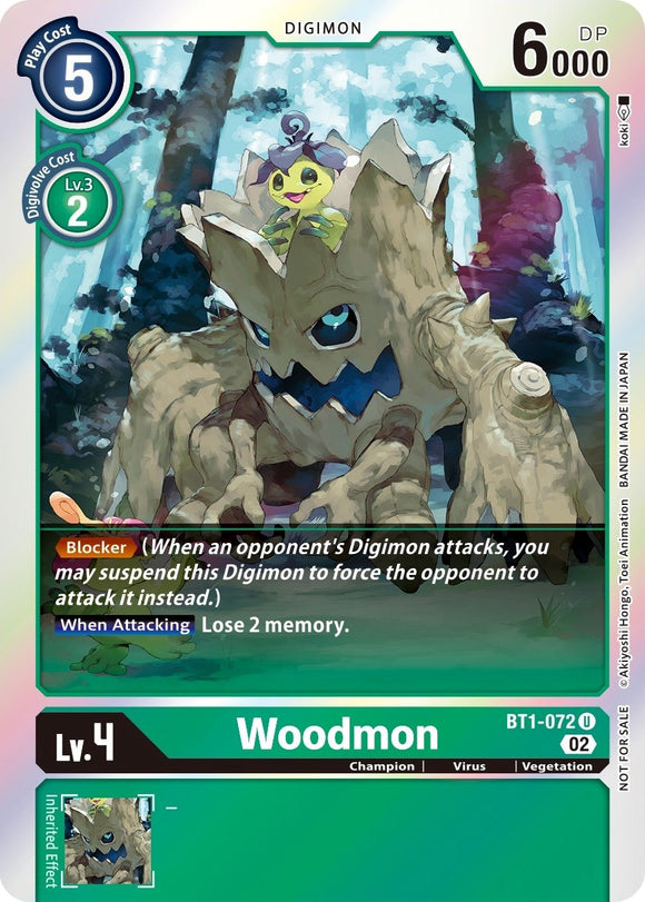 Woodmon [BT1-072] (Paquete oficial del torneo vol. 6) [Lanzamiento de promociones especiales] 