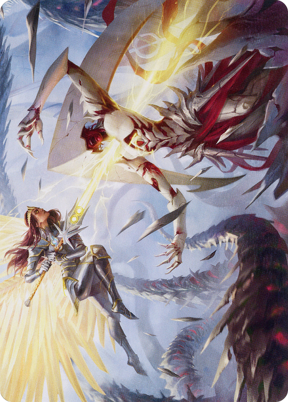Tarjeta de arte de Smite de Elspeth [Serie de arte de March of the Machine] 