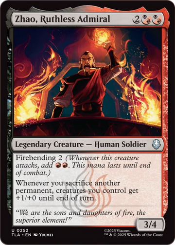 Zhao, Ruthless Admiral [Avatar: The Last Airbender]