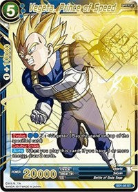 Vegeta, Príncipe de la Velocidad (Foil) (SD1-05) [Batalla Galáctica] 