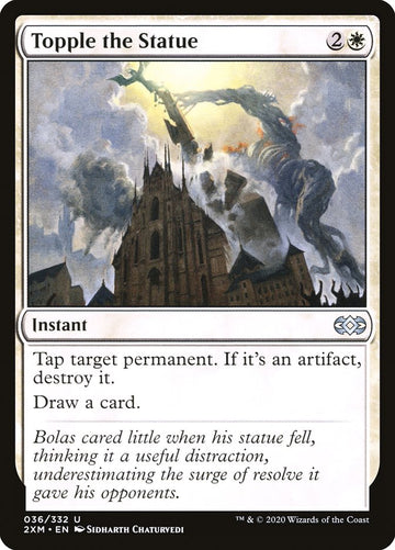 Derribar la estatua [Double Masters] 