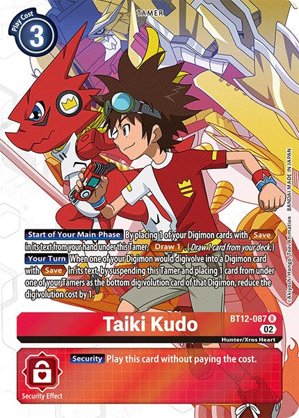Taiki Kudo [BT12-087] (Arte alternativo) [A través del tiempo] 