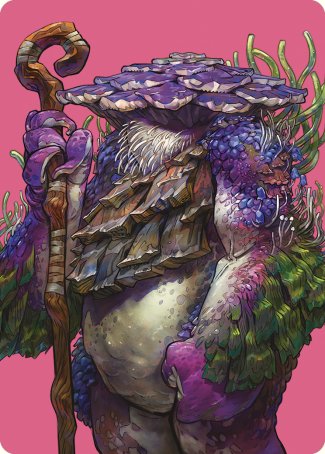 Tarjeta de arte de Slimefoot, el polizón [Serie de arte de Commander Masters] 