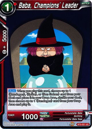 Baba, el líder de los campeones (BT5-021) [Renacimiento milagroso] 