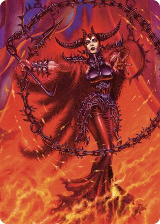 Tarjeta de arte de Rollick mortal [Serie de arte de Commander Masters] 