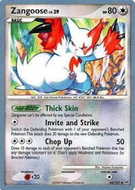 Zangoose LV.29 (66/127) (Queengar - Jason Martinez) [Campeonato Mundial 2009] 