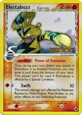 Electabuzz (29/101) (Especie Delta) (Estampado) [EX: Dragon Frontiers] 