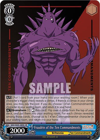 Fraudrin of the Ten Commandments (SR) [The Seven Deadly Sins: Revival of The Commandments]